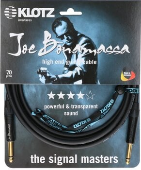 Instrumentkabel Klotz JBNPP060  J. Bonamassa 6 m Rak - Rak Instrumentkabel - 1