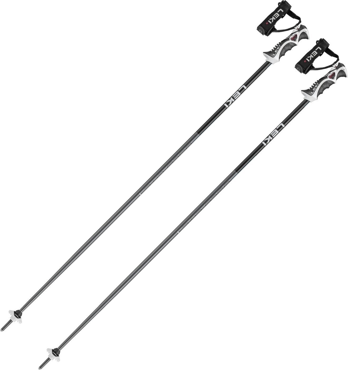 Ski Poles Leki Bold Lite S Dark Anthracite/Black/Brightblue 115 cm Ski Poles