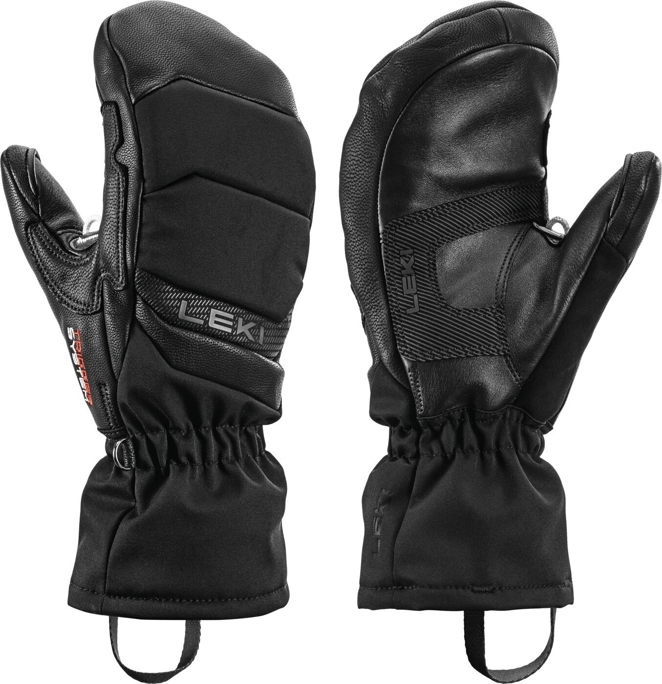 Ski Gloves Leki Griffin Base 3D Women Mitt Black 6 Ski Gloves