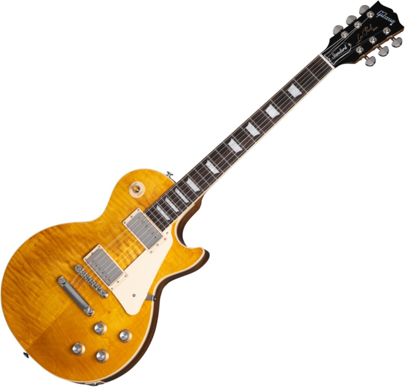 Electric guitar Gibson Les Paul Standard 60s Figured Top Honey Amber Electric guitar