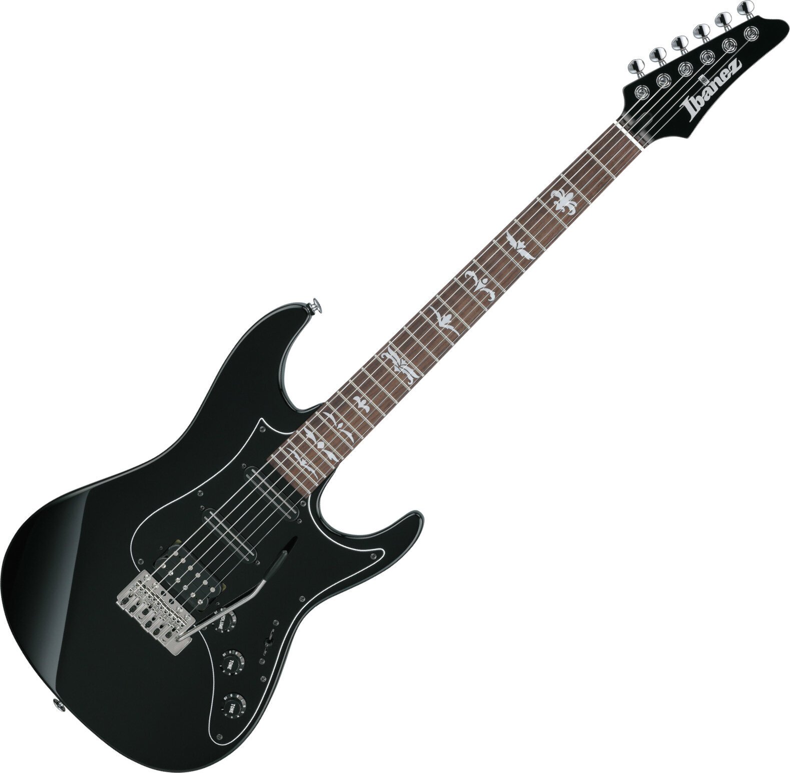 Guitare électrique Ibanez ATZ300-BK Black Guitare électrique