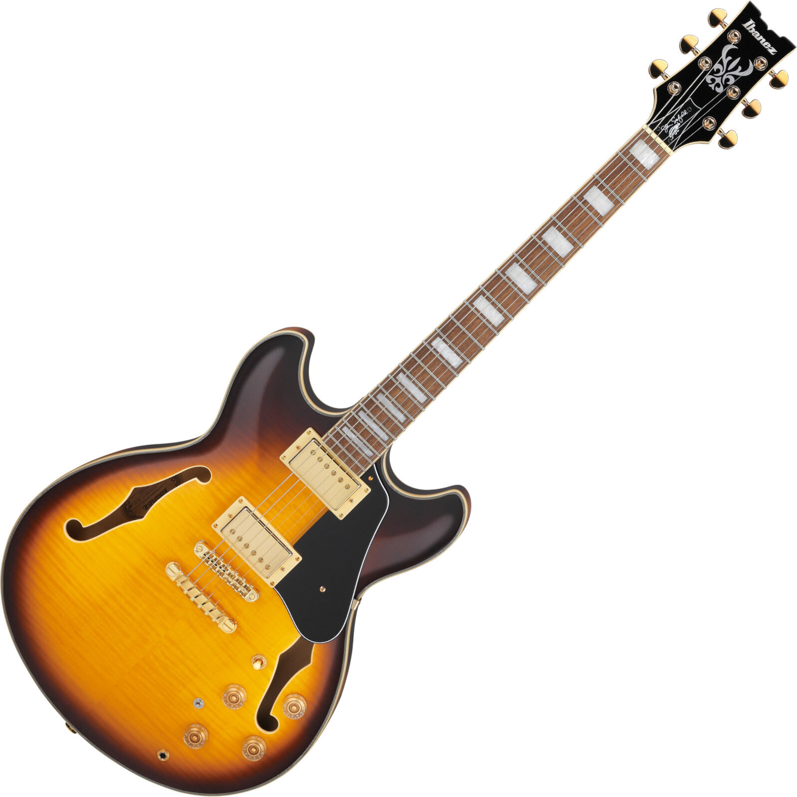 Semi-akoestische gitaar Ibanez JSM10EM-TTB 2-Tone Burst Semi-akoestische gitaar