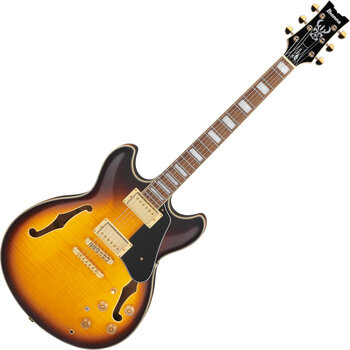 Halvakustisk gitarr Ibanez JSM10EM-TTB 2-Tone Burst Halvakustisk gitarr - 1