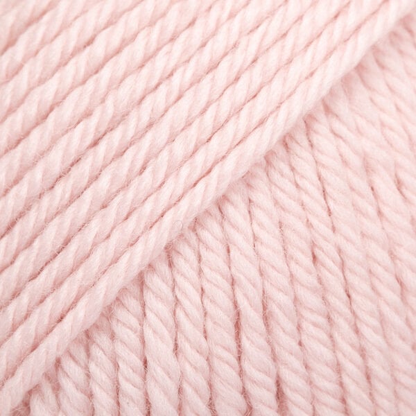 Stickgarn Drops Daisy Uni Colour 06 Powder Pink Stickgarn