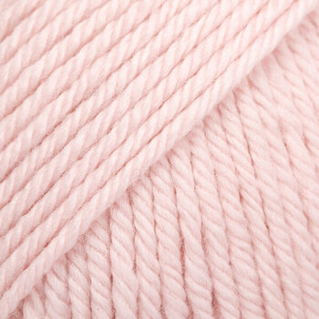 Strickgarn Drops Daisy Uni Colour 06 Powder Pink Strickgarn - 1