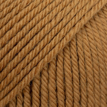 Knitting Yarn Drops Daisy Uni Colour 12 Caramel Knitting Yarn - 1