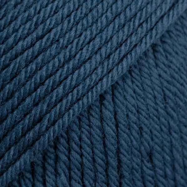 Fil à tricoter Drops Daisy Uni Colour 19 Navy Blue Fil à tricoter