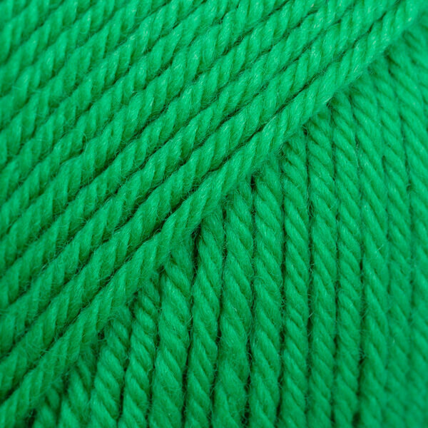 Knitting Yarn Drops Daisy Uni Colour 25 Parrot Green Knitting Yarn