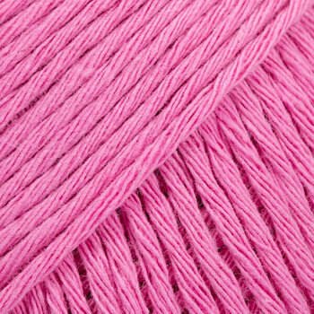 Knitting Yarn Drops Cotton Light Uni Colour 38 Wild Orchid Knitting Yarn - 1