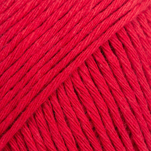 Strikkegarn Drops Cotton Light Uni Colour 47 Crimson Red Strikkegarn