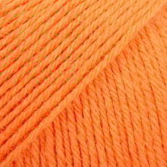 Pređa za pletenje Drops Fabel Uni Colour 119 Electric Orange Pređa za pletenje