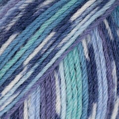 Pređa za pletenje Drops Fabel Print Print 522 Turquoise/Blue Pređa za pletenje