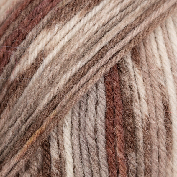 Knitting Yarn Drops Fabel Print Print 912 Soft Chocolate Knitting Yarn