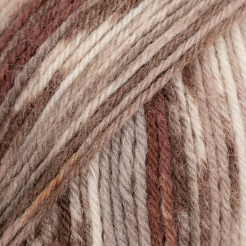 Knitting Yarn Drops Fabel Print Print 912 Soft Chocolate Knitting Yarn - 1