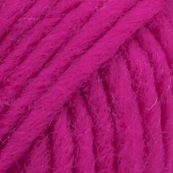 Knitting Yarn Drops Snow Uni Colour 26 Hot Pink Knitting Yarn - 1