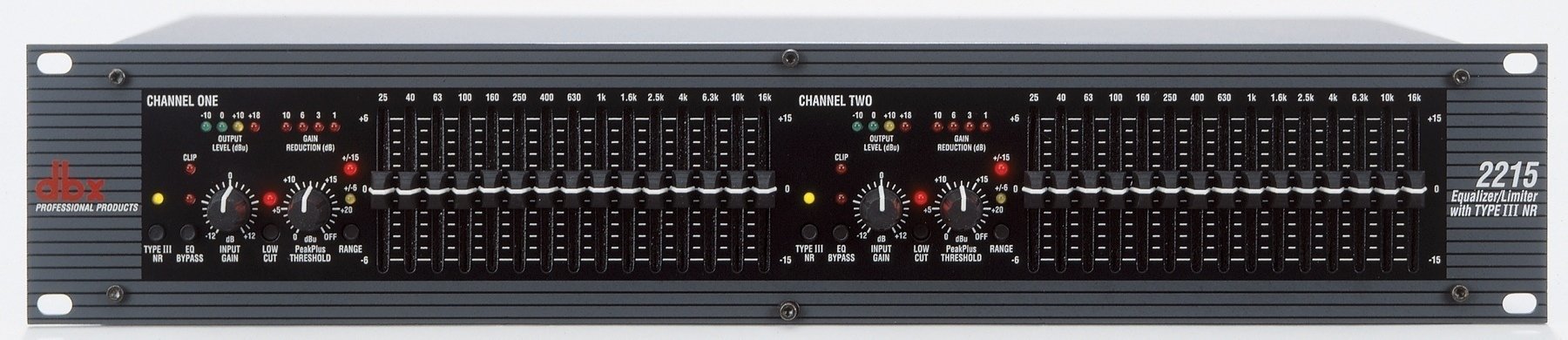 Procesador de señal, ecualizador dbx 2215