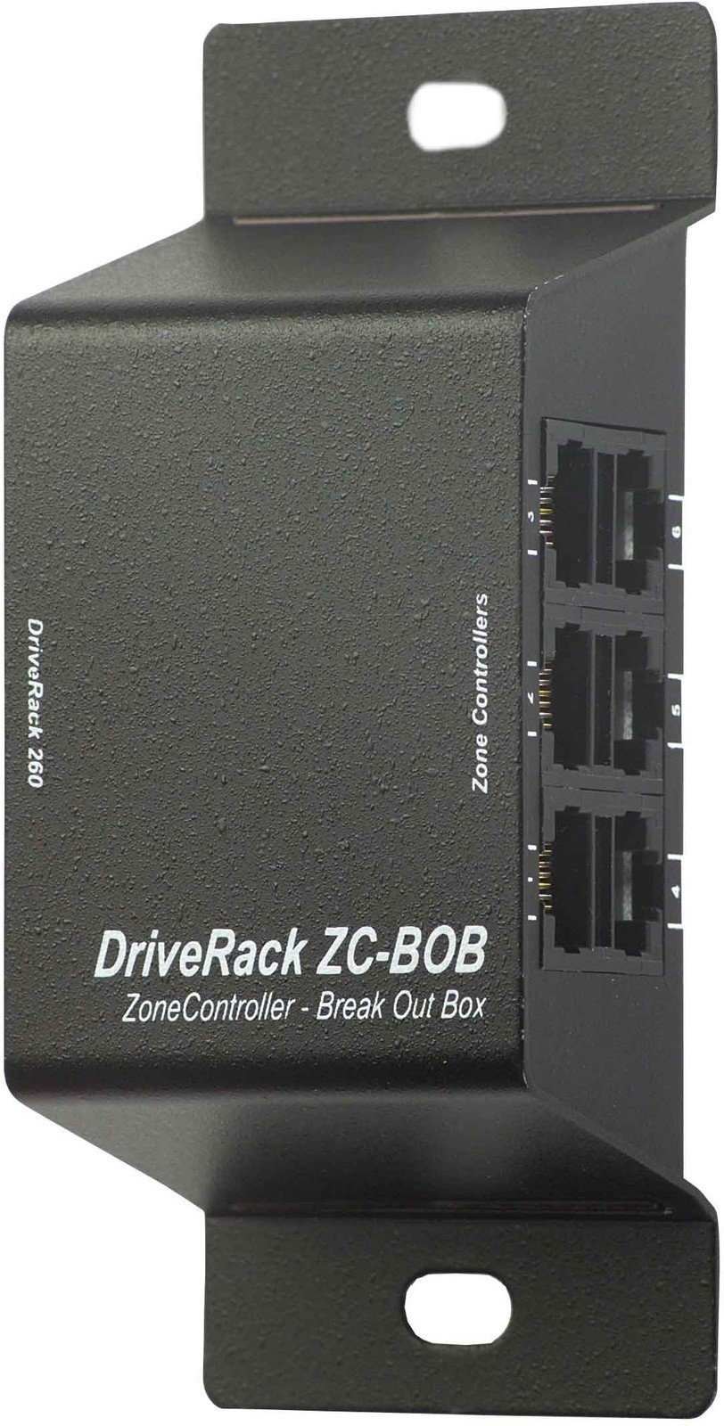 Monitoriaus parinkiklis / valdiklis dbx ZC-BOB