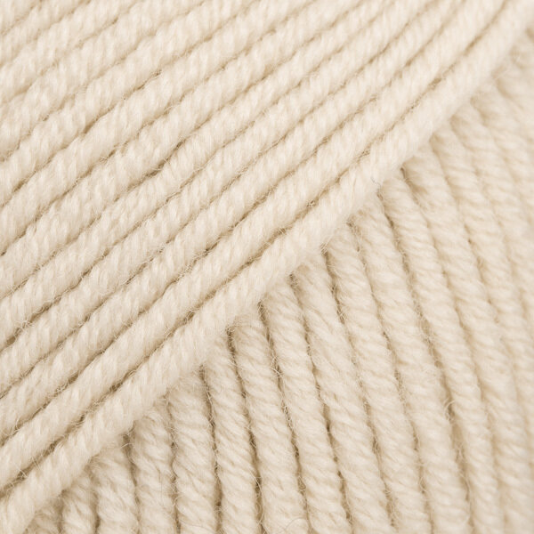 Przędza dziewiarska Drops Merino Extra Fine Uni Colour 50 Light Beige Przędza dziewiarska