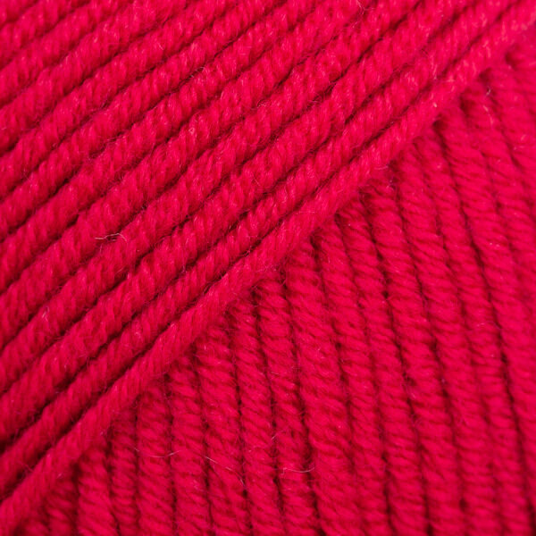 Knitting Yarn Drops Merino Extra Fine Uni Colour 11 Crimson Red Knitting Yarn