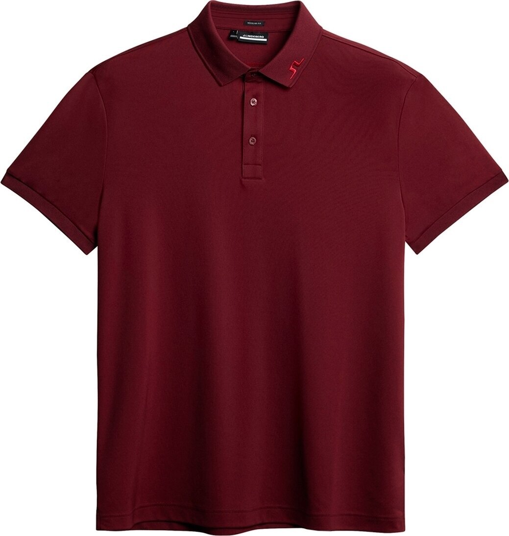 Polo Shirt J.Lindeberg KV Regular Fit Print House Of JL Red S Polo Shirt