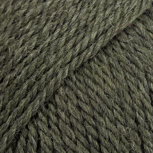 Fil à tricoter Drops Alaska Uni Colour 51 Olive Fil à tricoter