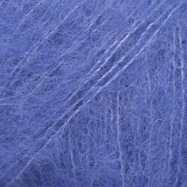 Pređa za pletenje Drops Brushed Alpaca Silk Uni Colour 26 Cobalt Blue Pređa za pletenje