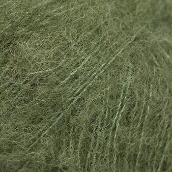 Νήμα Πλεξίματος Drops Brushed Alpaca Silk Uni Colour 32 Moss Green Νήμα Πλεξίματος - 1