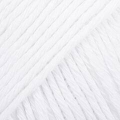 Плетива прежда Drops Cotton Light Uni Colour 02 White Плетива прежда
