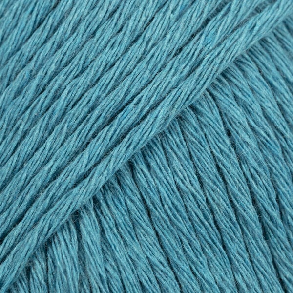 Fil à tricoter Drops Cotton Light Uni Colour 14 Turquoise Fil à tricoter