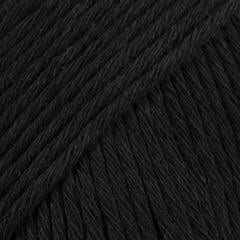 Плетива прежда Drops Cotton Light Uni Colour 20 Black Плетива прежда