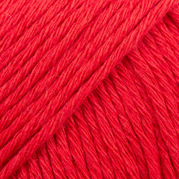 Fios para tricotar Drops Cotton Light Uni Colour 32 Red Fios para tricotar