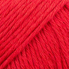 Strickgarn Drops Cotton Light Uni Colour 32 Red Strickgarn