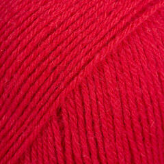 Strikkegarn Drops Fabel Uni Colour 106 Red Strikkegarn