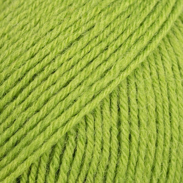 Knitting Yarn Drops Fabel Uni Colour 112 Apple Green Knitting Yarn