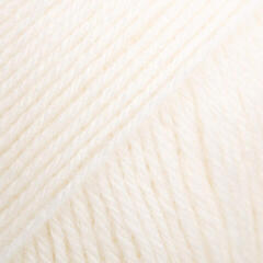 Pređa za pletenje Drops Fabel Uni Color 100 Off White Pređa za pletenje