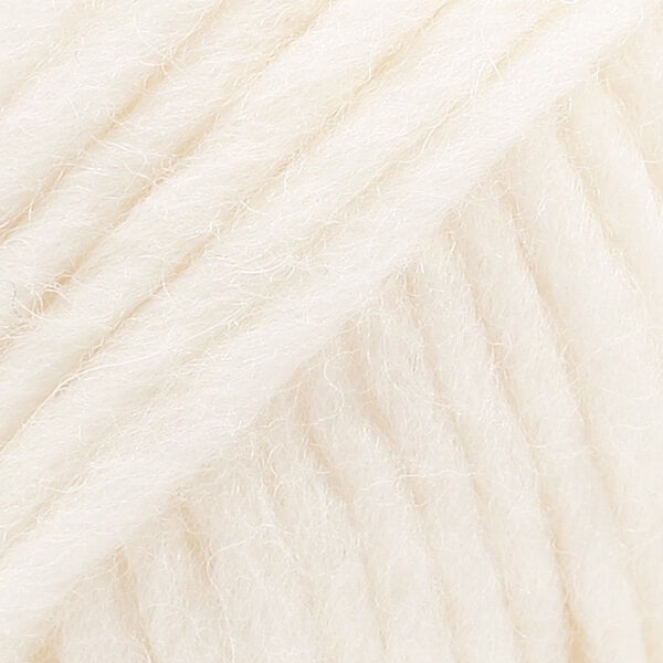 Knitting Yarn Drops Snow Uni Colour 01 Off White Knitting Yarn