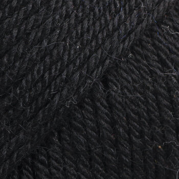 Knitting Yarn Drops Lima Uni Colour 8903 Black Knitting Yarn - 1