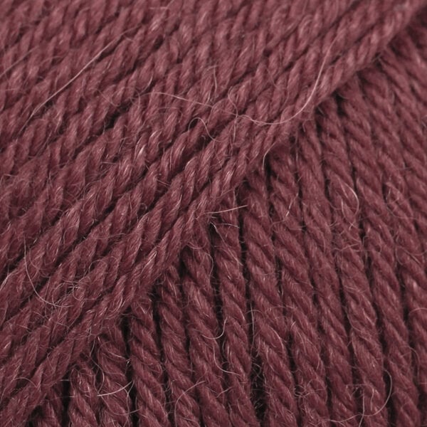 Fil à tricoter Drops Lima Uni Colour 9023 Maroon Fil à tricoter