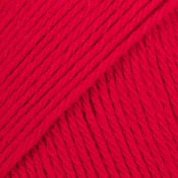 Knitting Yarn Drops Loves You 7 2nd Edition Uni Colour 20 Crimson Red Knitting Yarn - 1