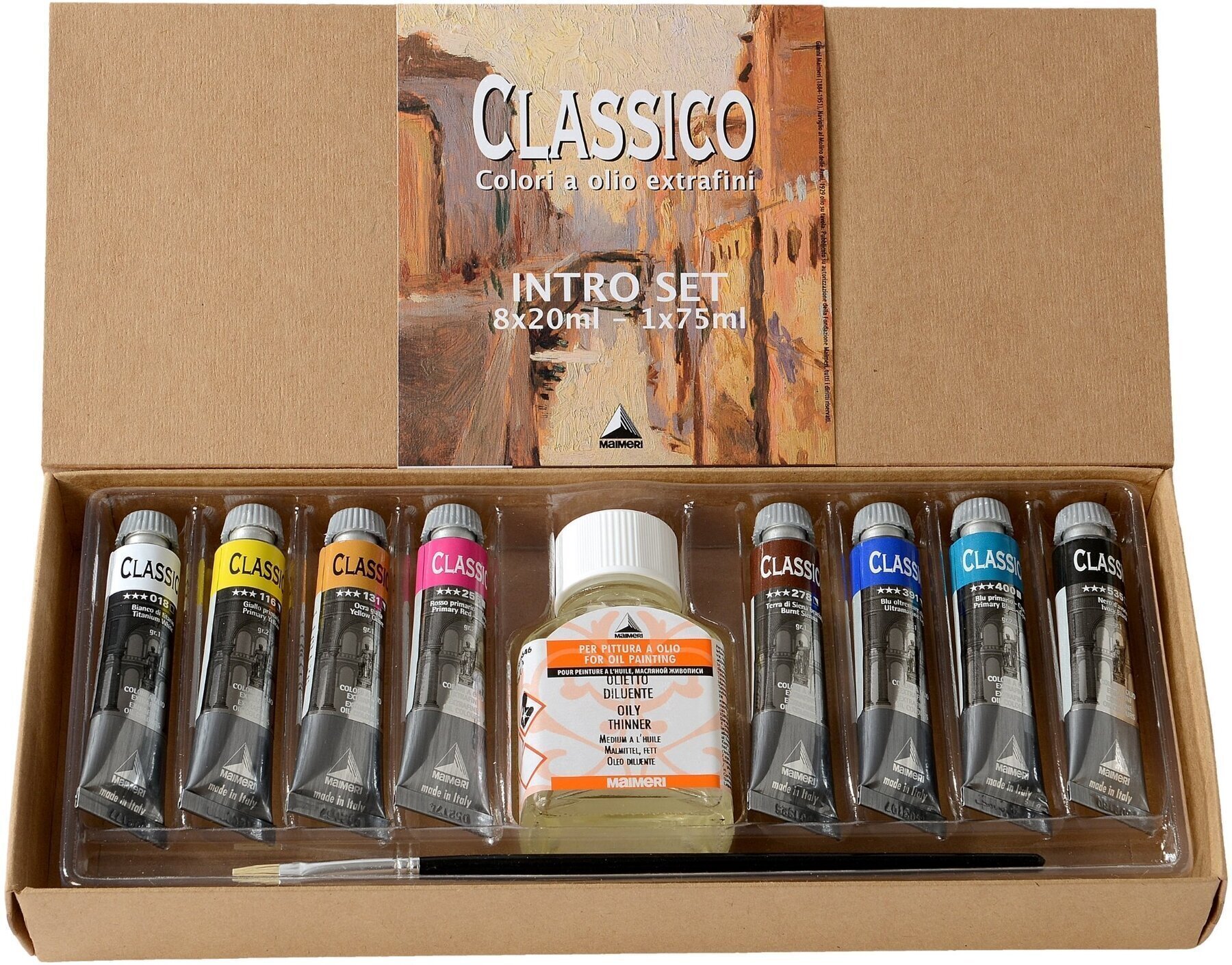 Aceite de colores Maimeri Classico Set of Oil Paints 8 x 20 ml