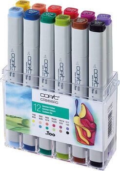 Filctollak Copic Classic Tintapatron Summer Colours 12 db - 1