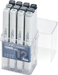 Tusjpenn Copic Classic Marker 12 Pen Neutral Gray