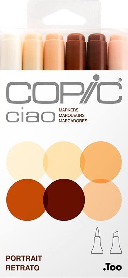 Filzstift Copic Ciao Tintenpatrone Skin 6 Stck