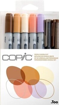 Filctollak Copic Ciao Tintapatron People Doodle Kit 7 db - 1