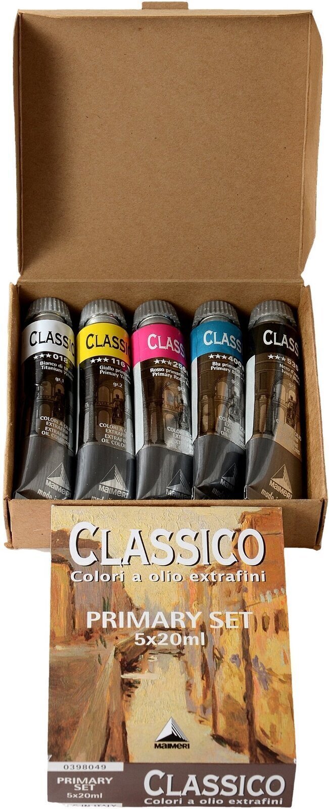 Olajfesték Maimeri Classico Olajfestékek készlete 5 x 20 ml