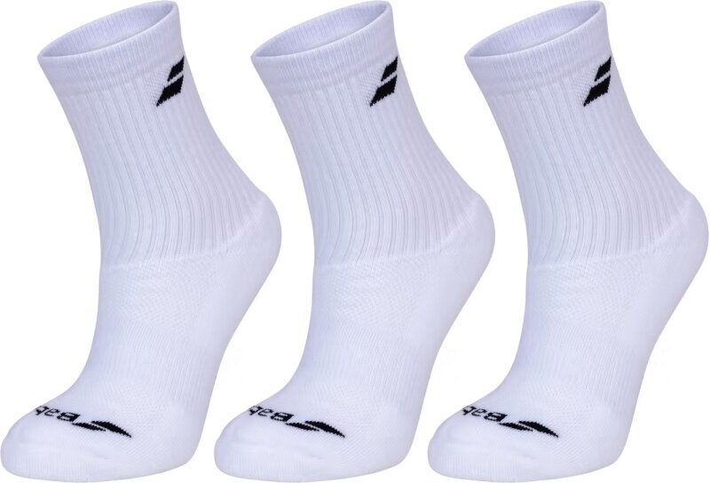 Chaussettes Babolat 3 Pairs Pack White 47-50 Chaussettes