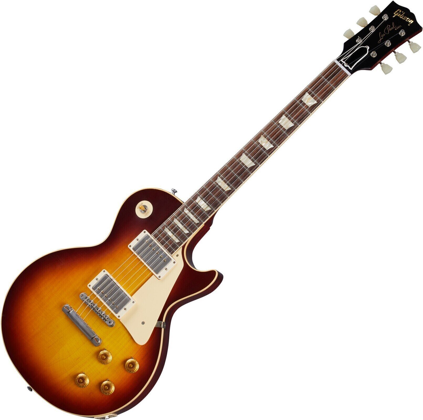 Električna kitara Gibson 1958 Les Paul Standard Reissue Ultra Light Aged Bourbon Burst Električna kitara