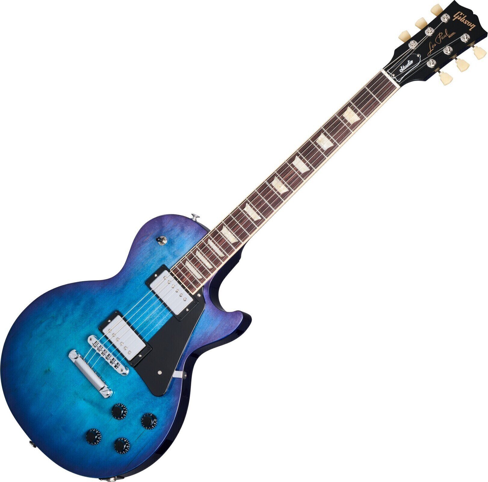 Elektrisk guitar Gibson Les Paul Studio (Black Trim) Blueberry Burst Elektrisk guitar