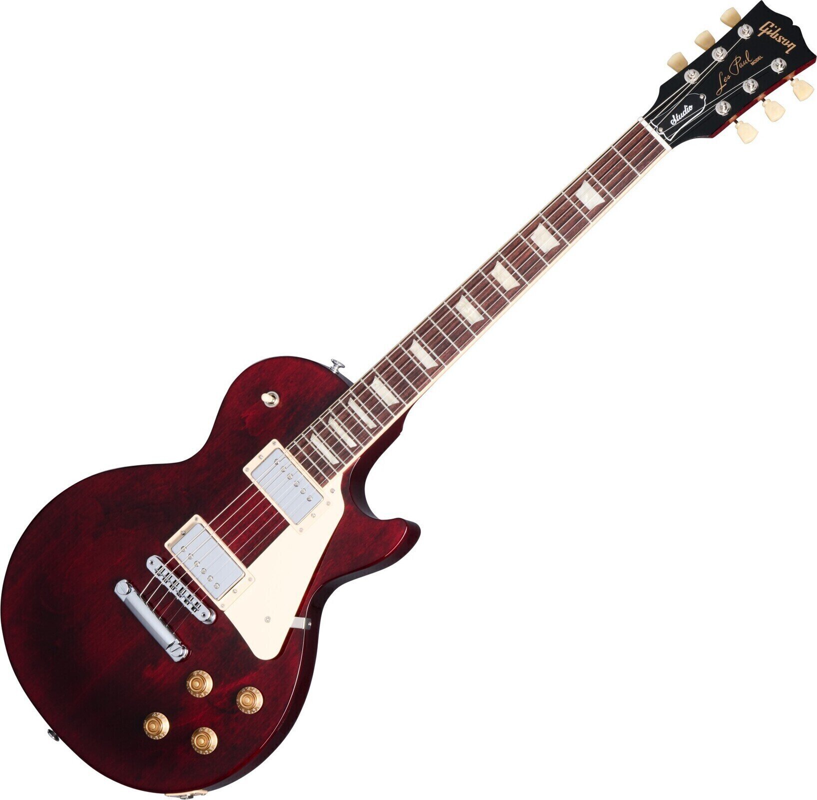 Electric guitar Gibson Les Paul Studio (Cream Trim) Wine Red Electric guitar