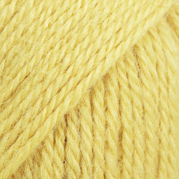 Knitting Yarn Drops Alpaca Uni Colour 9028 Lemon Pie Knitting Yarn